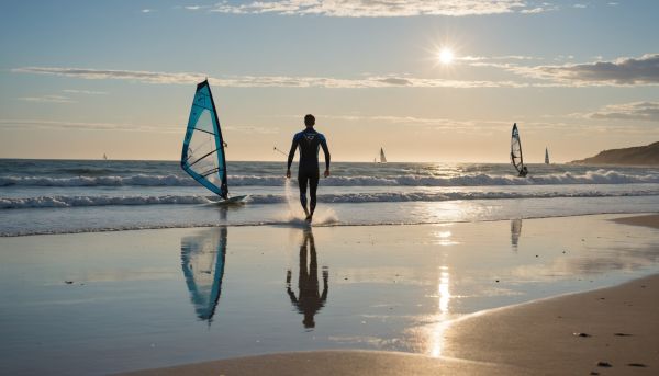 Loisirs sportifs plein air sur la cote