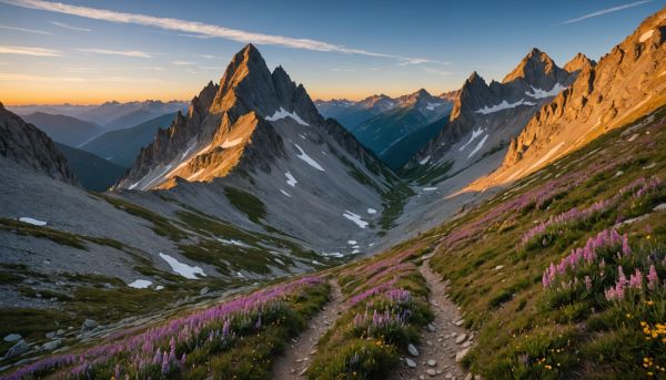 Sentiers sauvages des pics d Europe majestueux